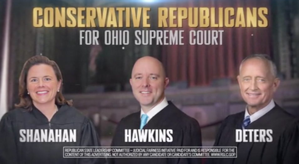 “STRONG JUDGES” AD FROM THE REPUBLICAN STATE LEADERSHIP COMMITTEE’S JUDICIAL FAIRNESS INITIATIVE