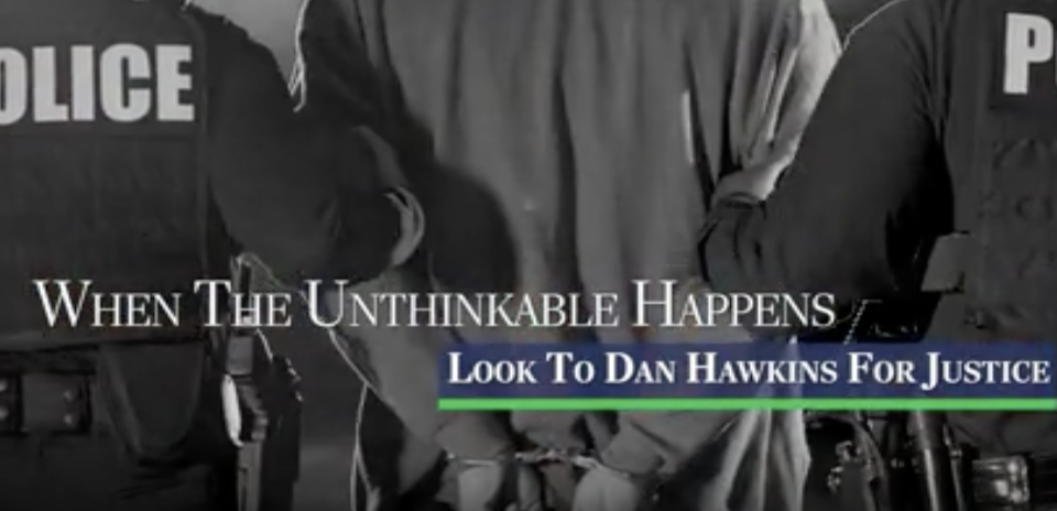 DAN HAWKINS “UNTHINKABLE HAPPENS” AD